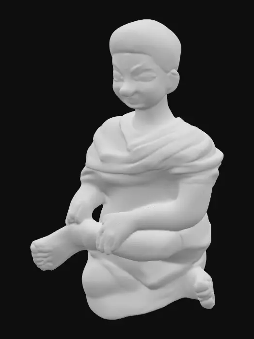 3D model for Golden Serenity Statue