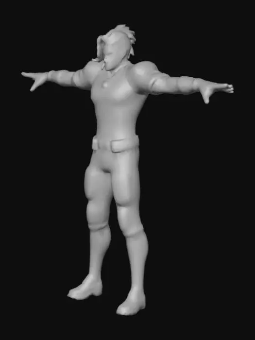 3D model for Heroic Stance