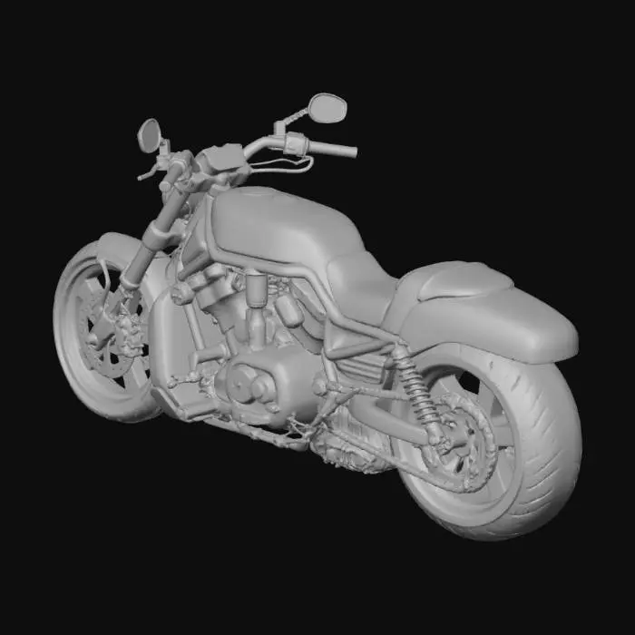 3D model for harley davidson