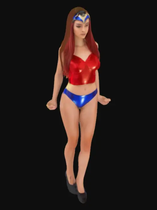 3D model for Wonder Woman