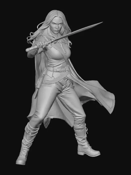 3D model for Warrior's Resolve