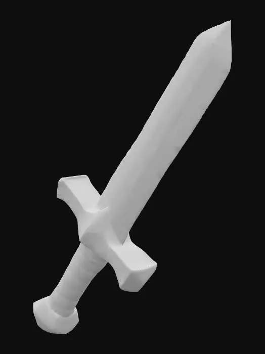 3D model for Tempered Broadsword