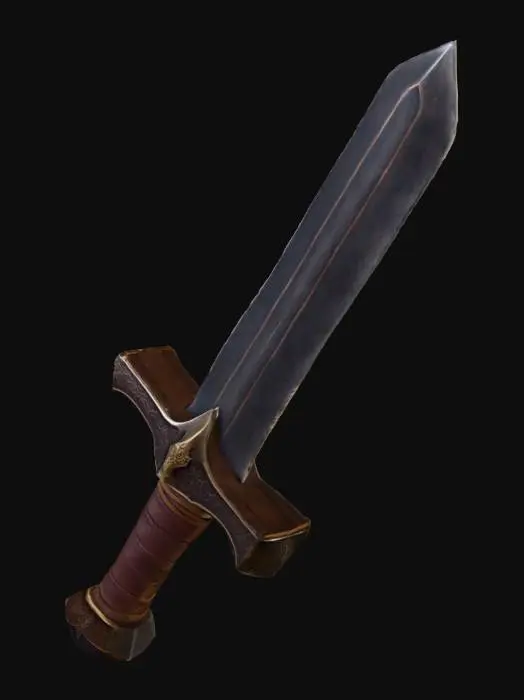 3D model for Tempered Broadsword