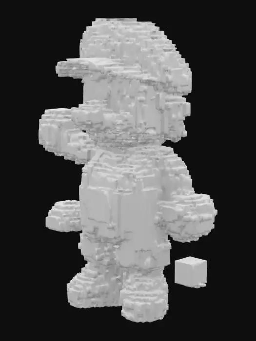 3D model for Pixel Plumber Adventure mario 4k edition