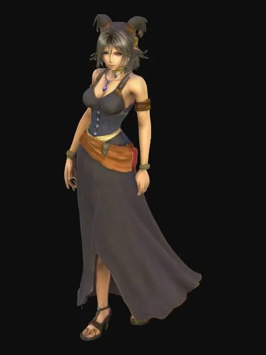 3D model for character styles of final fantasy IX & heavily influenced by the races, cultures, and stylized clothing in FINAL FANTASY CRYSTAL Chronicles, each draft needs 0nly 1-2 models in each frame with 1 being the more preferred choice while mixing in qualities from FFX & FFX.2/ kh & kh2, particularly to the stylization of organization 13 & the slight use of the nobodies and heartless to add some character, ultra smooth silky renders, 4k ultra hd quality, high poly count, all character models must be female, aged 18-30, highly attractive, majority of the models should have a mixture of Lulu, Rikku, kiari, and Tifa in terms of physical attraction w/ kim khardasian body style varieties standing place for anything related to physical world reference's  