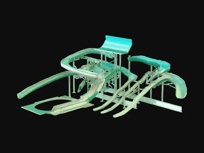 3D model for Water Slide Oasis