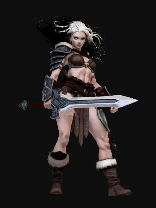 3D model for Warrior's Resolve