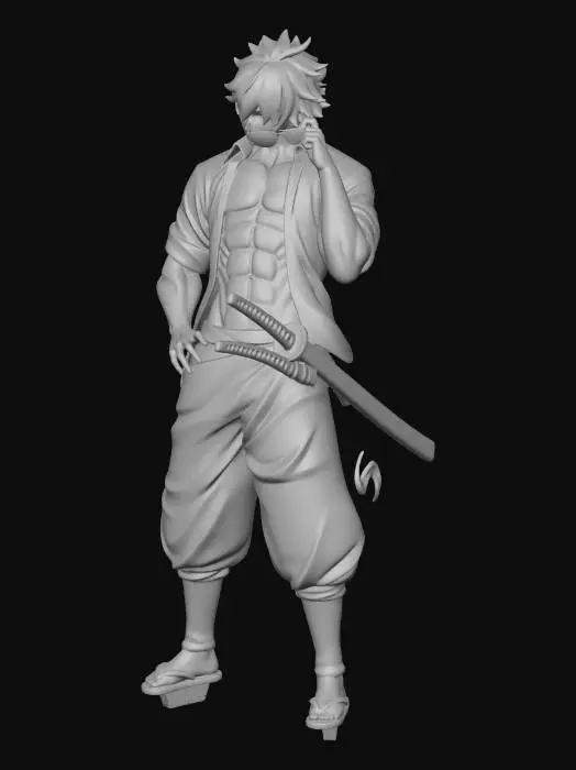 3D model for Crimson Plaid Ronin