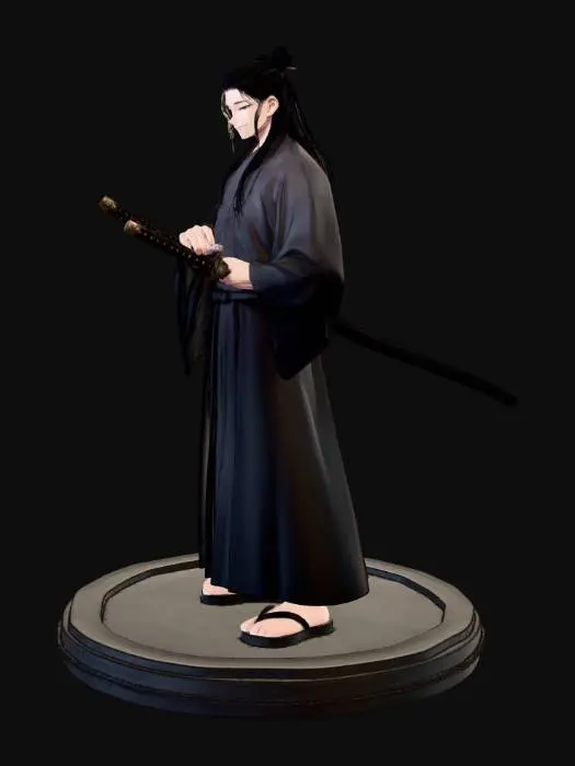 3D model for Midnight Samurai