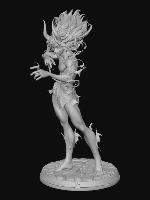 3D model for Crimson Emberfiend