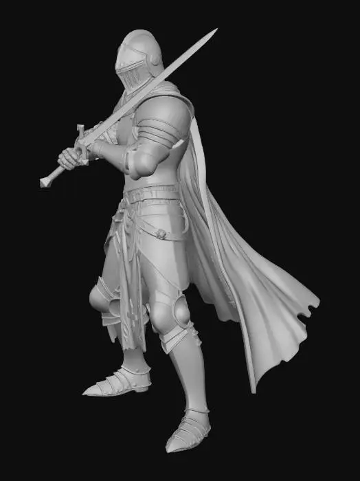 3D model for Crusader Knight