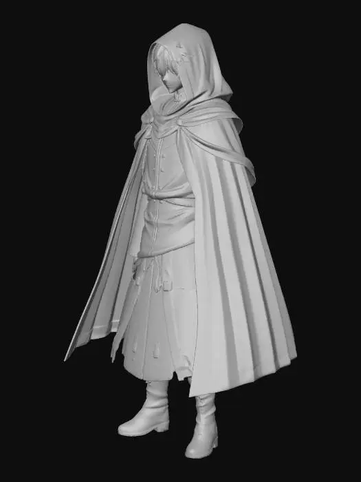 3D model for White Hooded Vanguard
