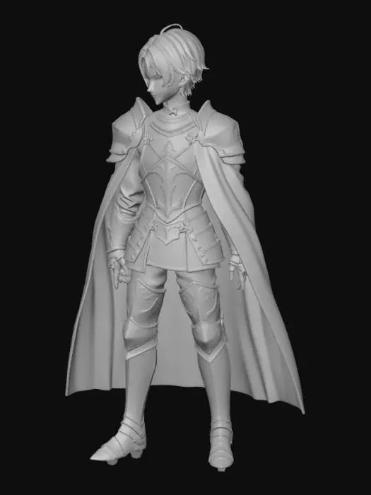 3D model for Auric Knight