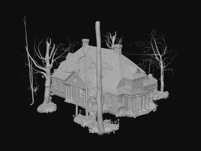 3D model for dworek milusin w sulejówku