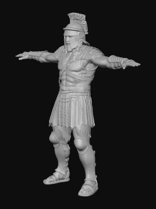 3D model for Gladiator at Dusk