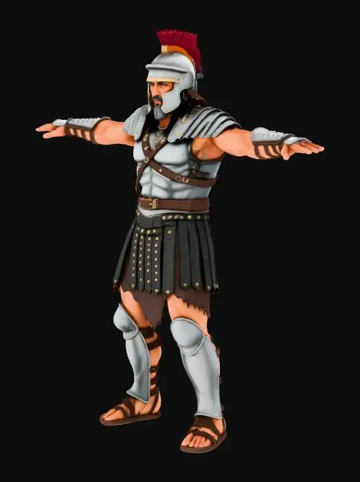 3D model for Gladiator at Dusk