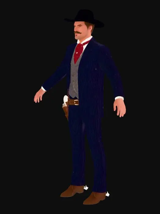3D model for Dusty Gentleman
