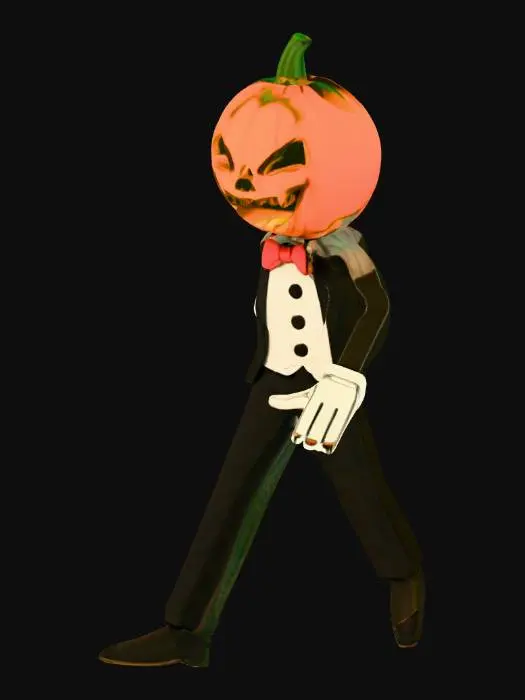3D model for Pumpkin Butler