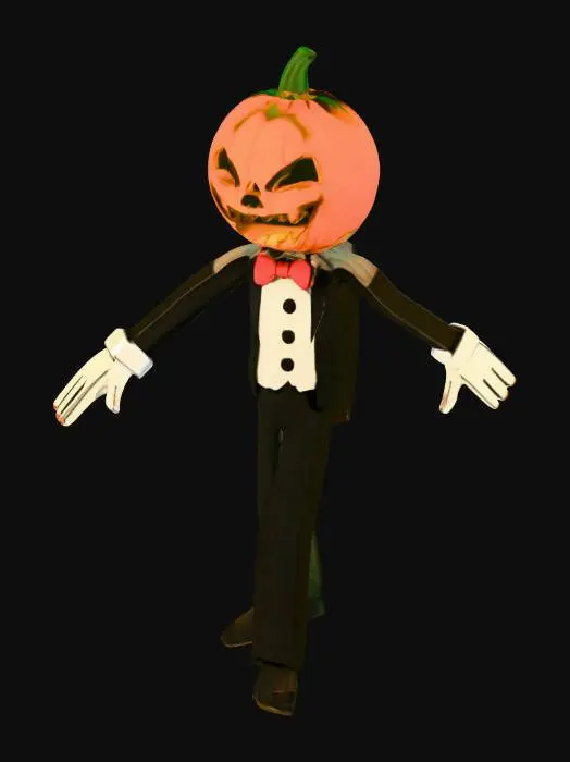 3D model for Pumpkin Butler