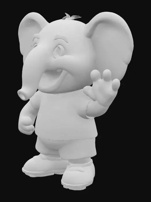 3D model for Catania Elephant Mascot