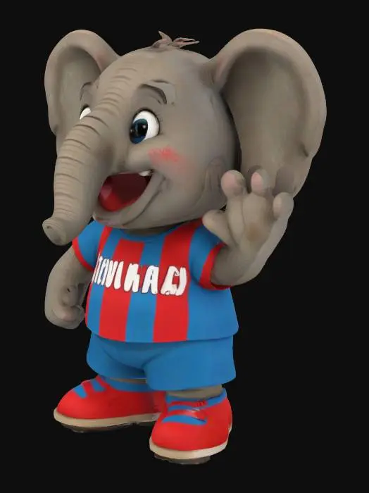 3D model for Catania Elephant Mascot