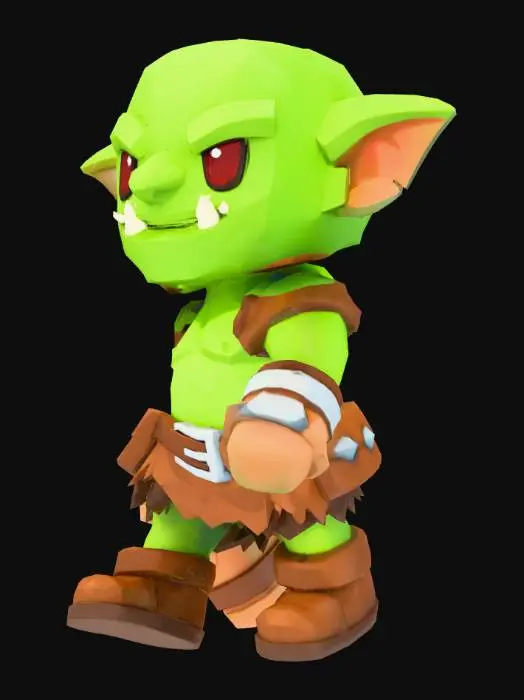 3D model for Goblin Warrior