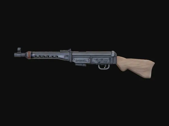 3D model for Rusted Rifle