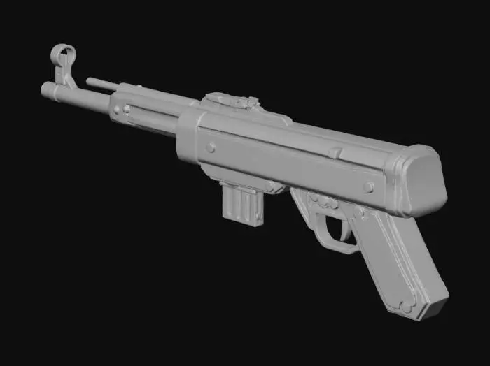3D model for Wooden SMG Design