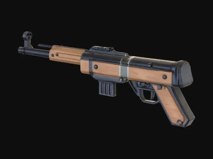 3D model for Wooden SMG Design