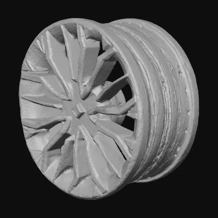 3D model for Futuristic Alloy Wheel Design