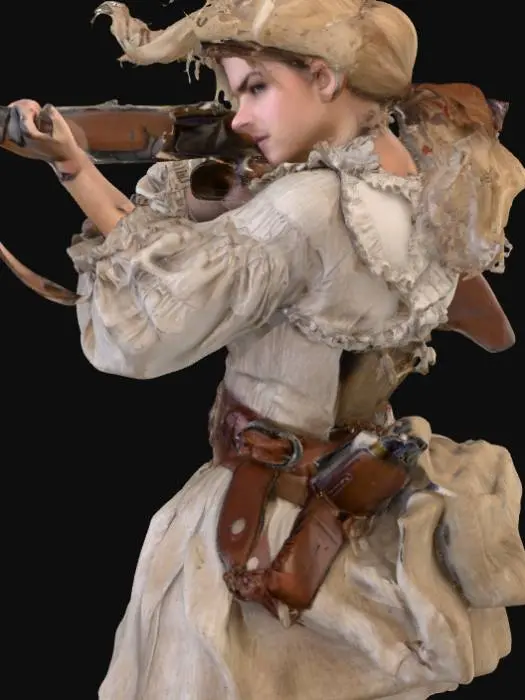 3D model for Sharpshooter Heroine