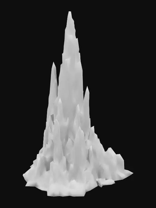 3D model for stalagmite greyscale
