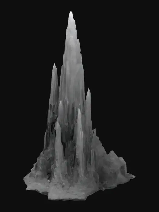3D model for stalagmite greyscale