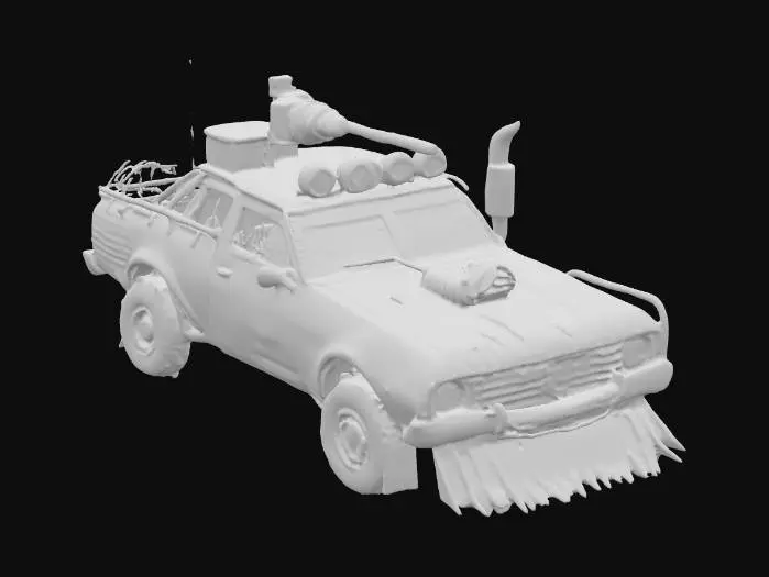 3D model for Rusty Warrior