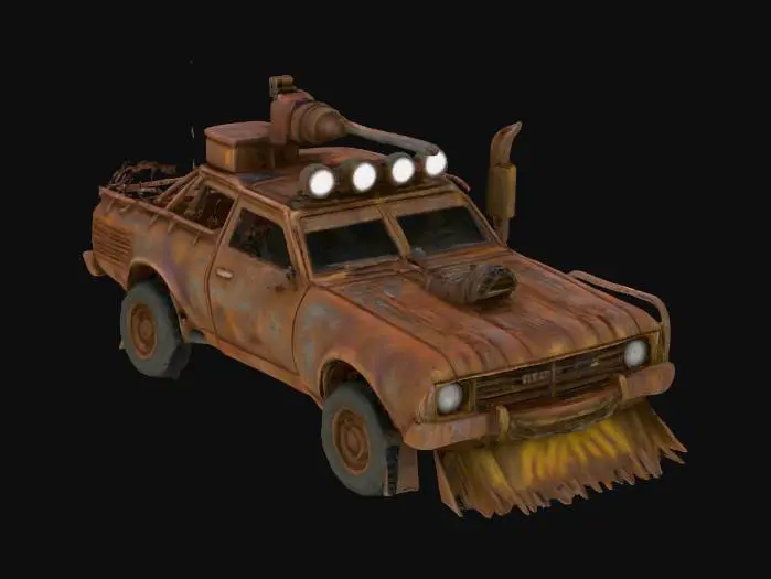 3D model for Rusty Warrior