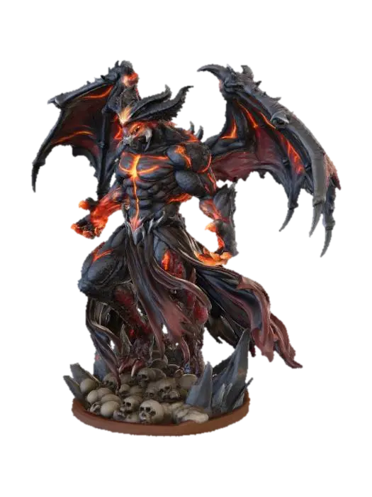 prime evil diablo- diablo 3 3D model, vytvořený pomocí AI