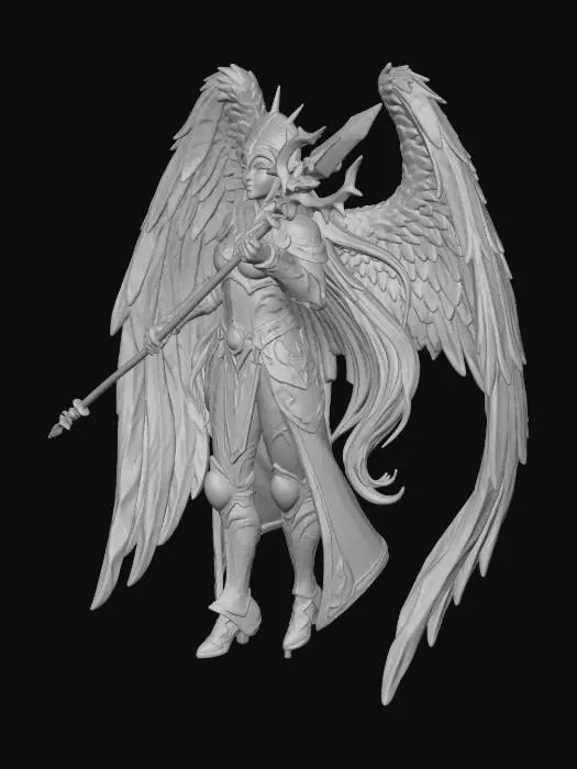 3D model for world of war craft shadowlands  Kyrestia the firstbourne leader of bastion