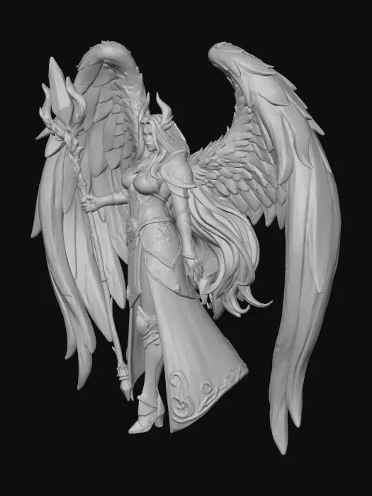 3D model for world of war craft shadowlands  Kyrestia the firstbourne leader of bastion