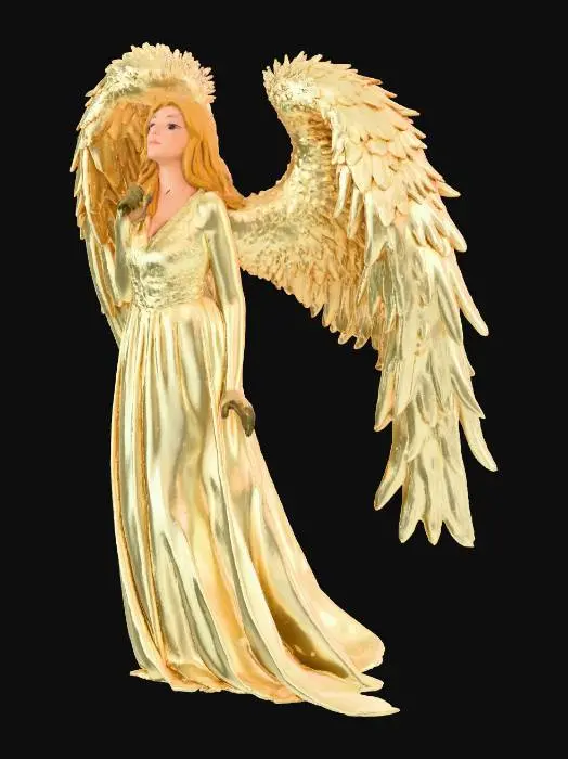 3D model for angel singing  heavenly  music