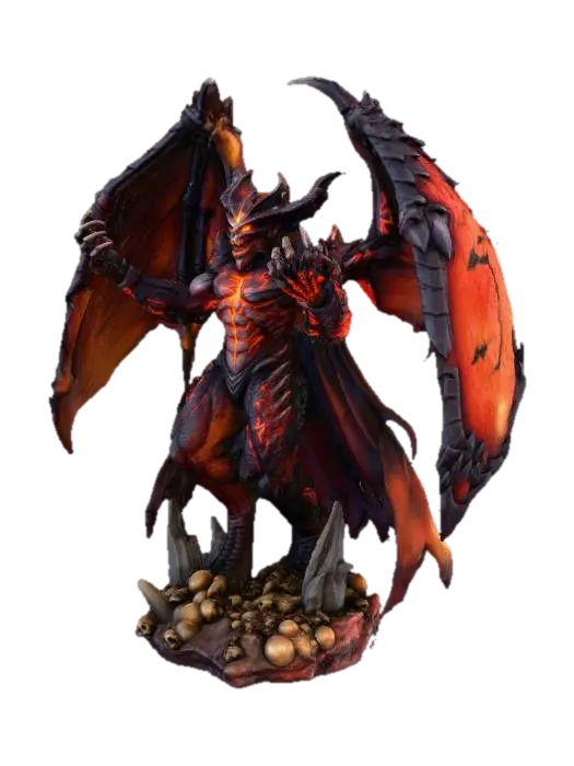 prime evil diablo- diablo 3 3D model, vytvořený pomocí AI