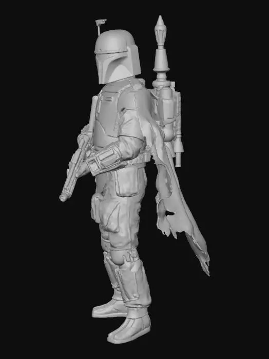 3D model for star wars boba fett