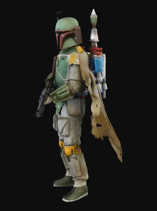 3D model for star wars boba fett