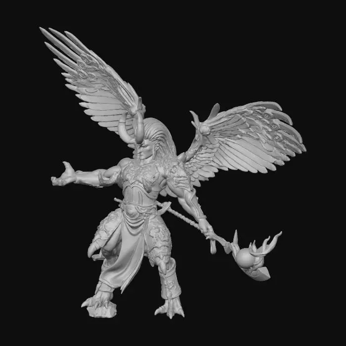 3D model for warhammer 40k thousand sons
magnus the red