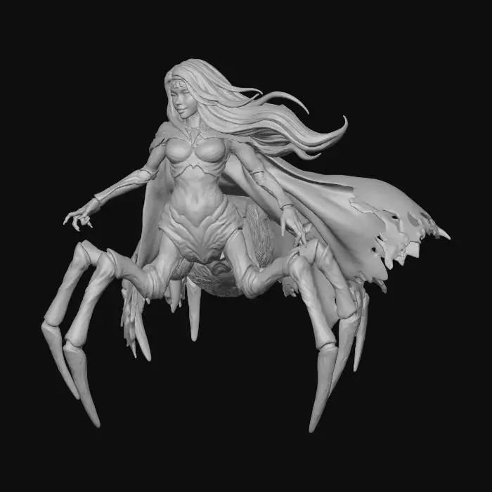3D model for arachnid women