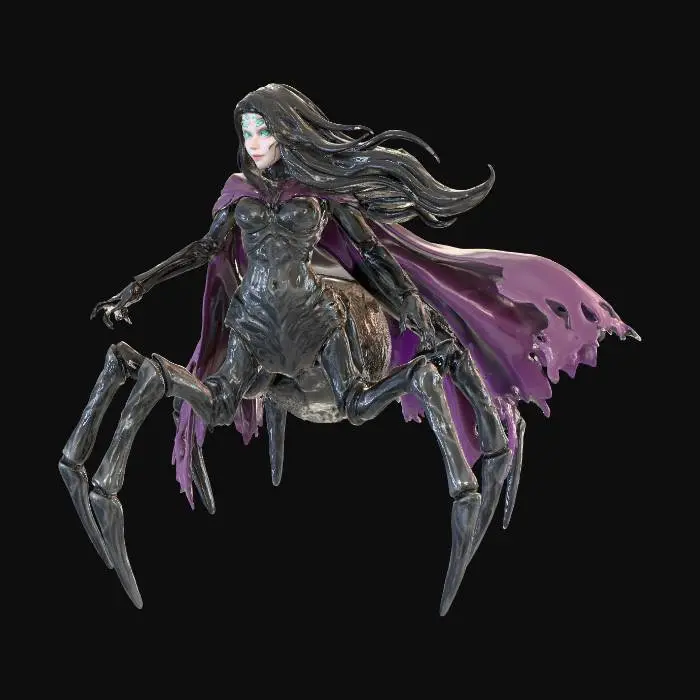 3D model for arachnid women