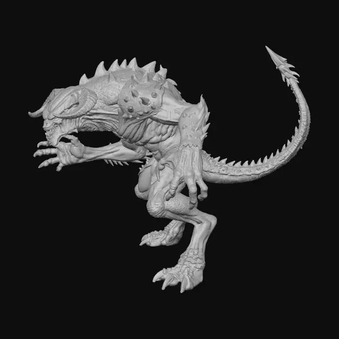 3D model for death claw  fallout 4