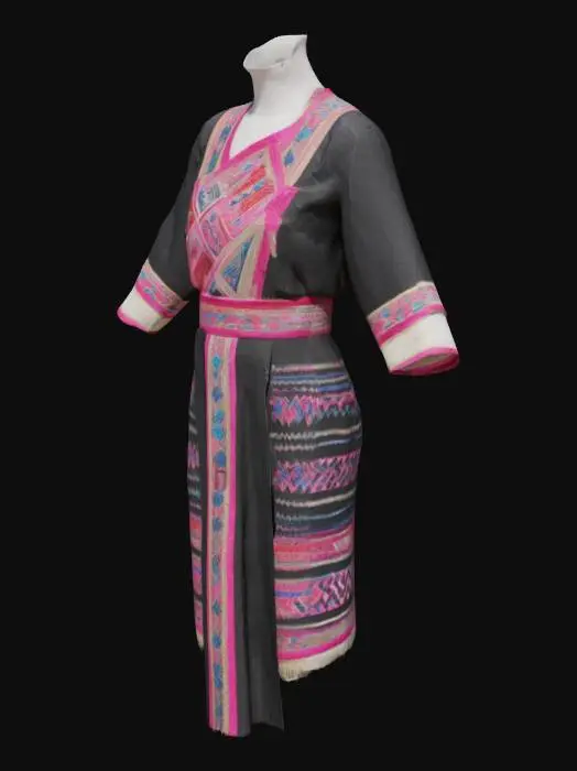 3D model for Traditional Hmong Attire