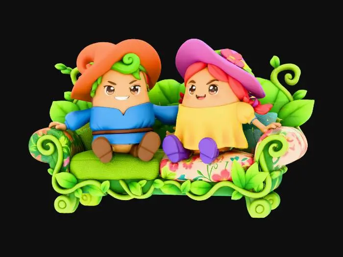 3D model for Couch Potatoes