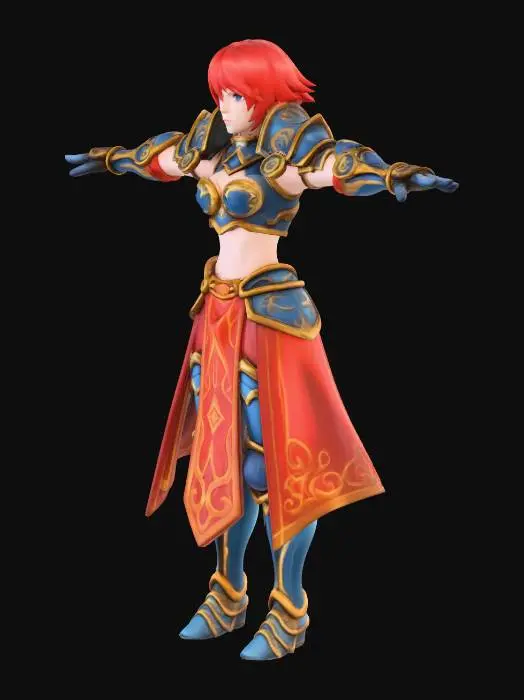 3D model for Warrior of Valor