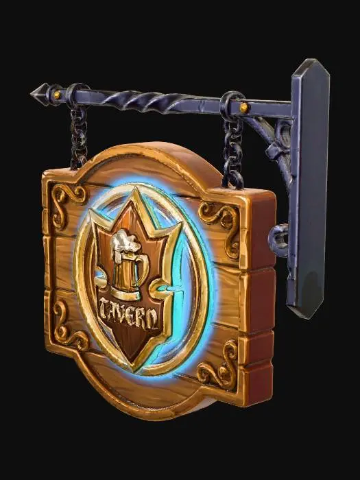 3D model for Tavern Emblem Sign